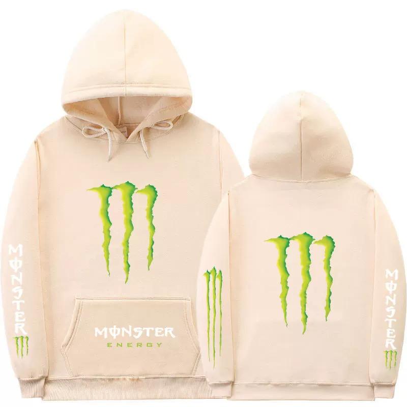 Premium "Monster Claw" Y2K Grafik Unisex Hoodie – Locker geschnittener Langarm-Hip-Hop Pullover für Outdoor-Freizeitkleidung