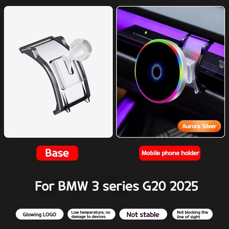 For BMW 3 4 5 7 seriesX3X4X5X6X7 F44 G20 G26 G70 G60 G30 G05 G06 G07 G45 Car Color-changing ambient light magnetic phone holder