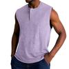 Men's Summer Solid Color Sports Buttons Vest Men's Sports Casual Vest