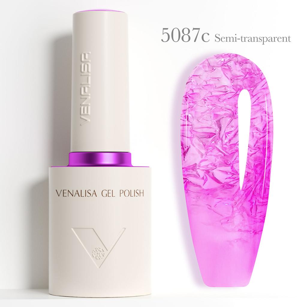 Venalisa 10ml Jelly Gel Nail Polish HEMA/TPO-Free Semi-Transparent Colors UV LED Soak Off Gel for DIY Manicure Kit