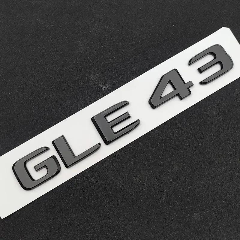 3D Letters GLE43 GLE53 GLE63 GLE63S Biturbo 4matic+ Emblem for Mercedes Benz AMG Car Side Trunk Rear W166 W167 Logo Sticke
