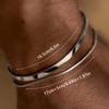 Men's Fashion Jewelry Set - Stainless Steel Stackable Bracelet, Delicate Bangle, Snake Chain, Square Link, Cuban Link Combo