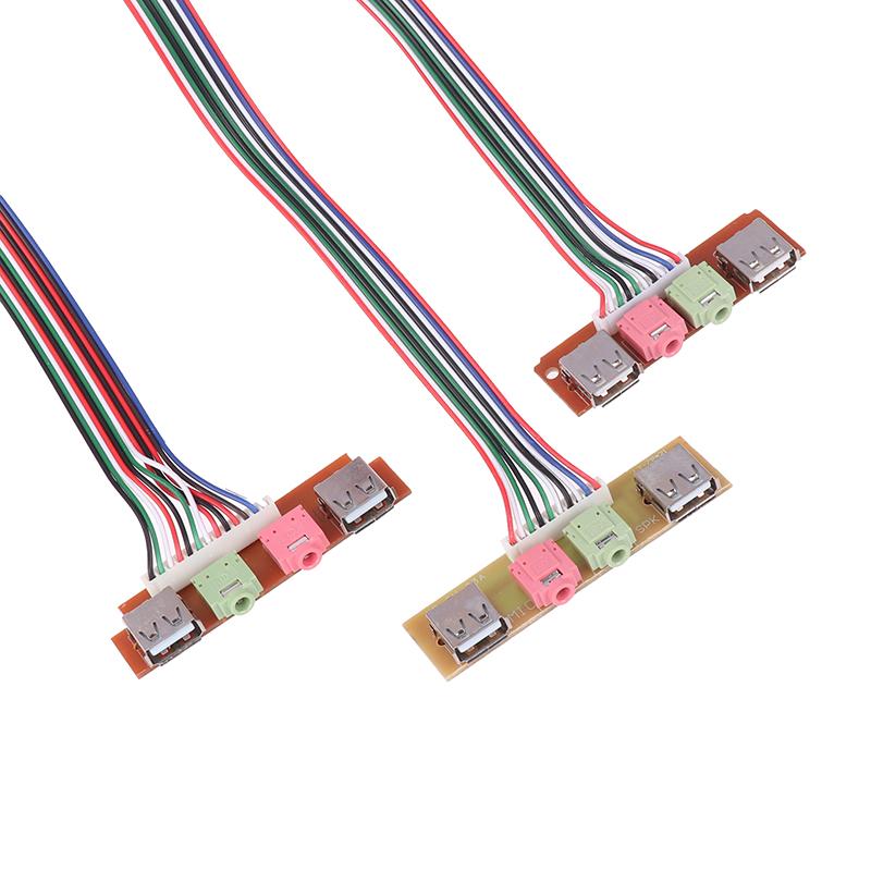 1Pc Computer Chassis Front Panel Audio Jack Front Usb Interface Host Front Bezel Cable