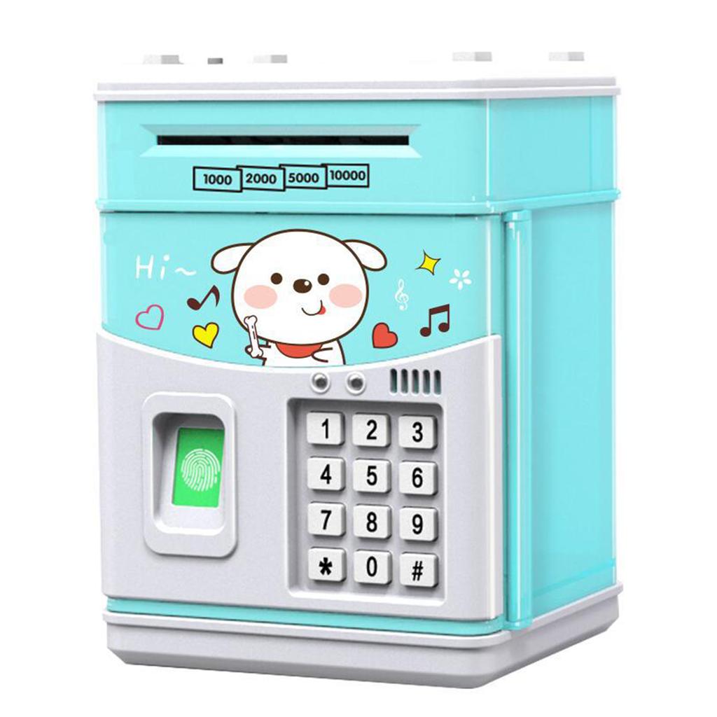 Children Piggy Bank Electronic Intelligent Coin Bank with Code Fingerprint Cartoon Money Banks for Kid Boy Girl Birthday