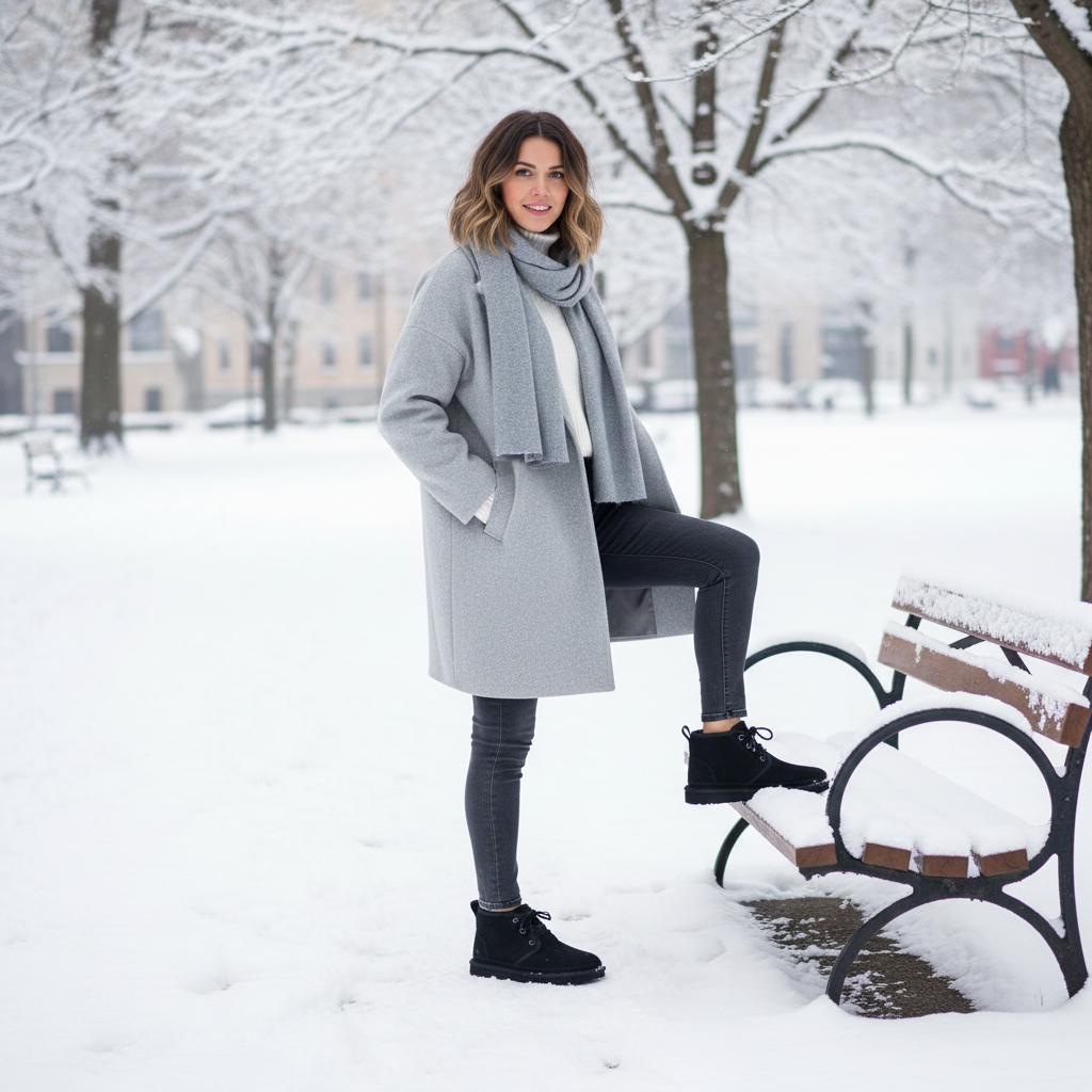 UGG Buty Neumel Burnt Cedar (Kobiety) Damskie sneakersy 1094269-BCDR