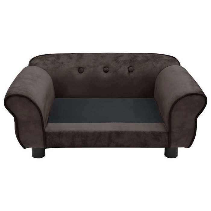 Canapé pour chien - vidaXL - Marron - 72x45x30 cm - Peluche - Intérieur