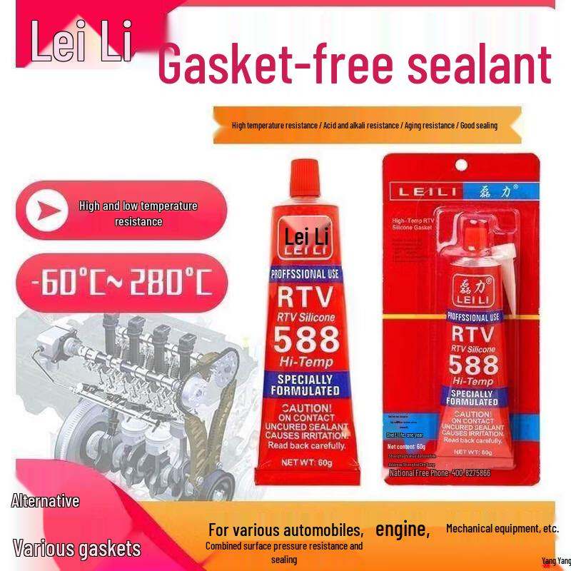 Leili Car Repair Red Sealant Adhesive