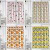 A Variety of Fruits Washable Dirt-Resistant Shower Curtain Shower Head Waterproof Polyester Bath Curtain For Home Decor