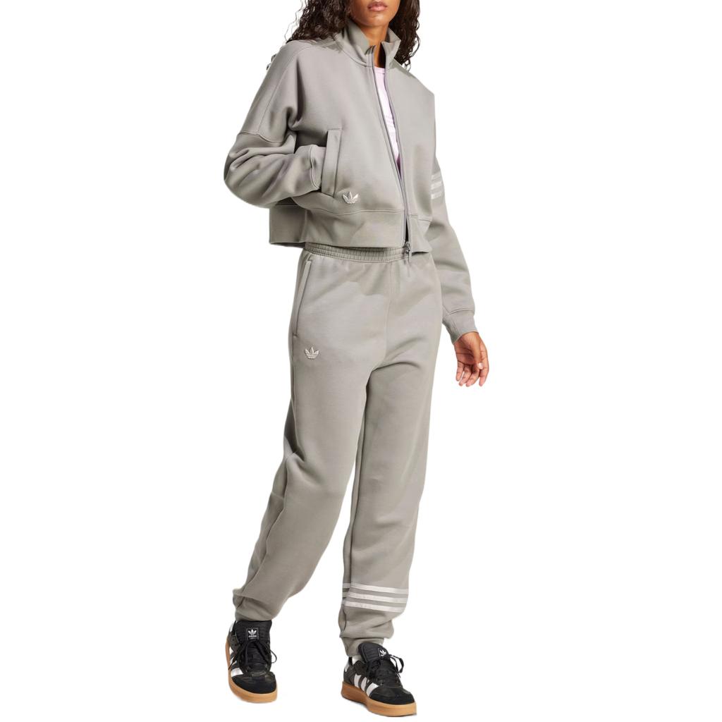 adidas Originals Neucl Sweatpants Lockerer Schnitt Elastischer Bund Drei Streifen Konisch zulaufende Strick-Sporthose Damen Unterteile JI8504