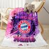 Bayern Munich Fan Gear Customize Your Name Blanket Lightweight Customizable Blanket Soft Warm Cozy for Chair Bed Couch Sofa for All Occasions