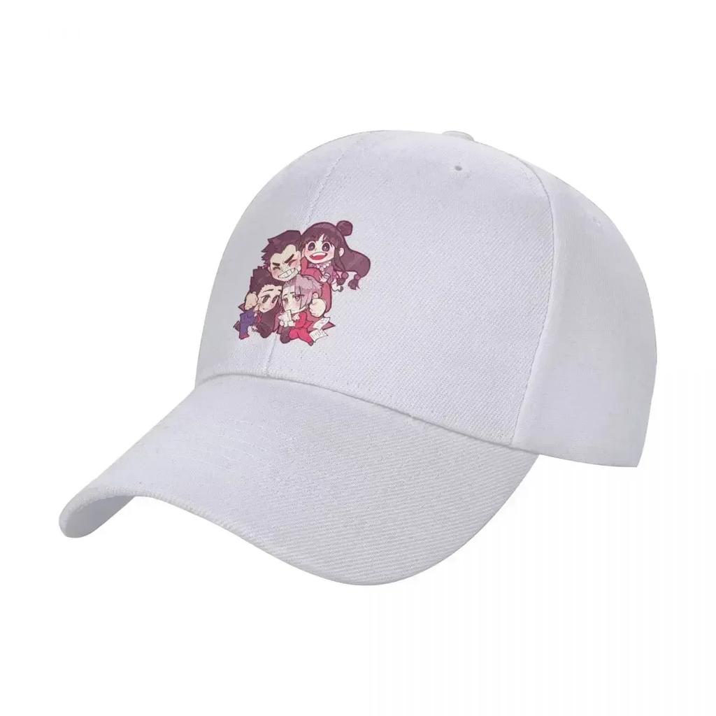 Ace Attorney The Good Pals Baseball Cap Rave Hat Unisex Luxury Caps Unisex Womens