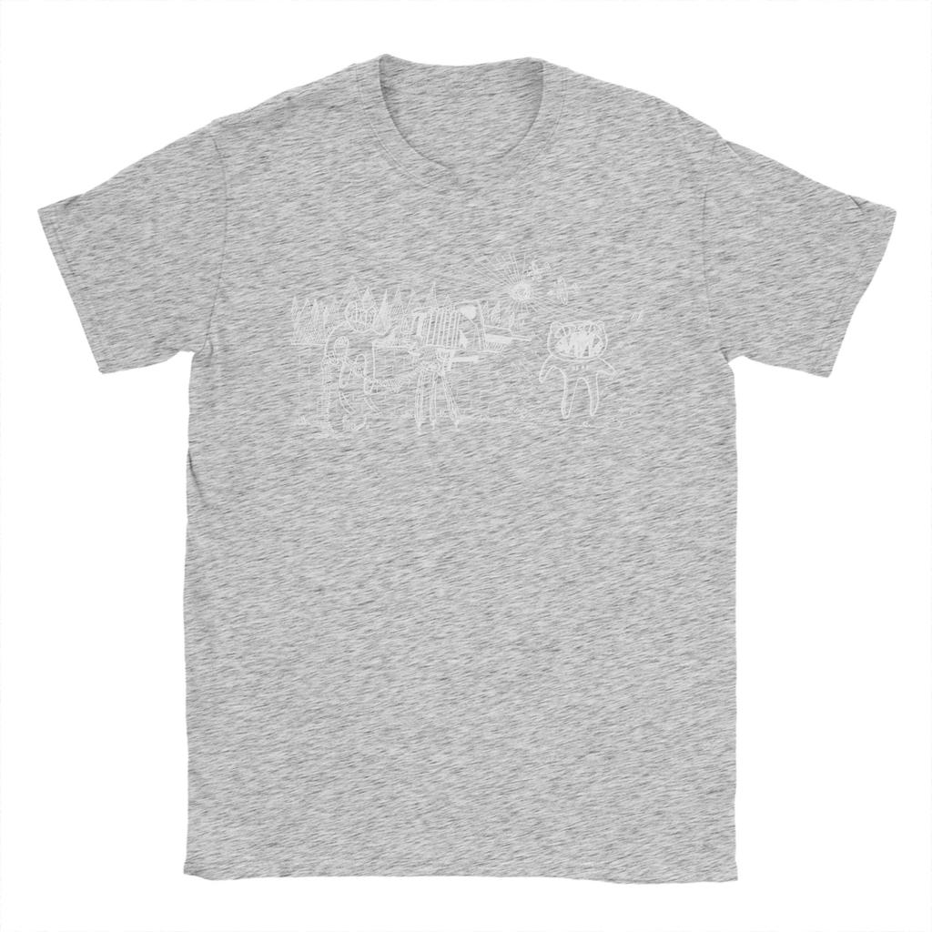 Funny Radioheads DESPOT T-Shirt Men Round Collar Pure Cotton T Shirts Short Sleeve Tees Summer Tops