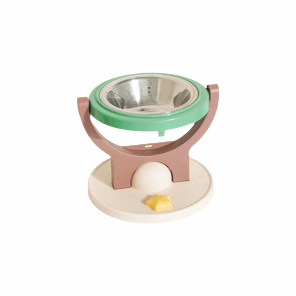 Adjustable Angle Cat Bowl 304 Stainless Steel Pet Feeder Creative Water Food Bowl Indoor