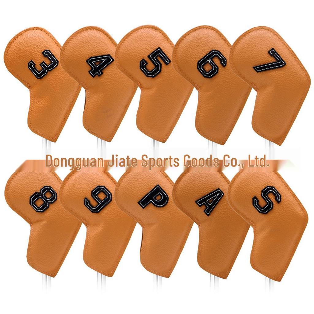 Oil Edge PU Golf Iron Head Protective Cover