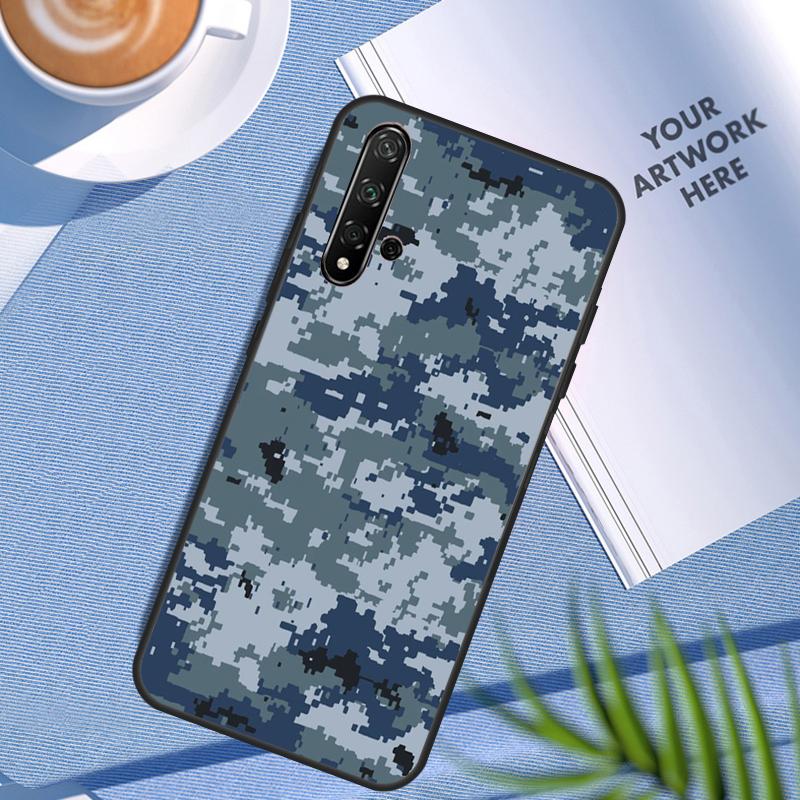 Camo Camouflage Combat Multicolor For Huawei Nova 11 12i 3i 7i 8i 9 10 SE Y60 Y61 Y70 Y72 Y73 Y90 Y91 P20 P30 Pro P40 Lite Case