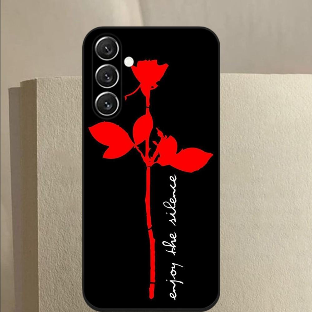 

Rock Band D-Depeches-Modes Phone Case For Samsung Galaxy A13,A21s,A22,A31,A32,A52,A53,A71,A80,A91 Soft Black Cover Samsung a40