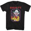 Killer Klowns From Outer Space Shorty Maglietta Nera per Adulti Unisex