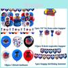 Poppy Playtime Huggy Wuggy Birthday Party Decorations Premium Set Of Balloons And Cake Toppers