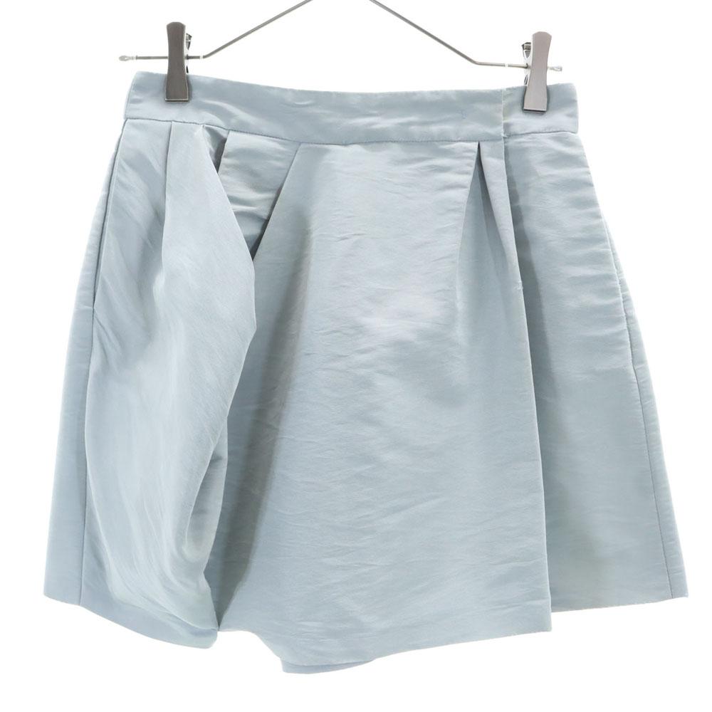 

PRADA Made in Italy Silk Blend Wrap Shorts 38 Blue Women Used