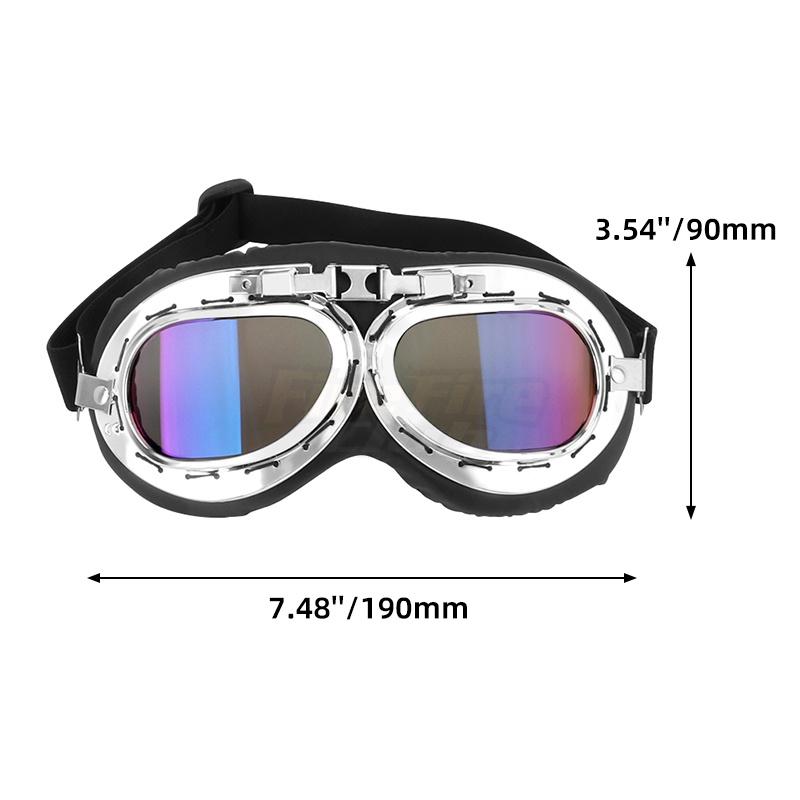 Retro Motorcycle Goggles Glasses Oculos Antiparras Gafas Moto Goggles For Harley style Helmet Antiparras Motocross
