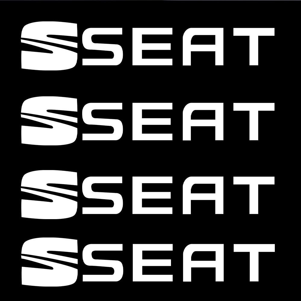 NBNY6 4Pcs PVC Car Side Body Fuel Tank Cap Trunk Emblem Sticker Accessories For Seat Cupra Leon Mk1 Mk2 Mk3 lbiza 6f FR Ateca Cordoba