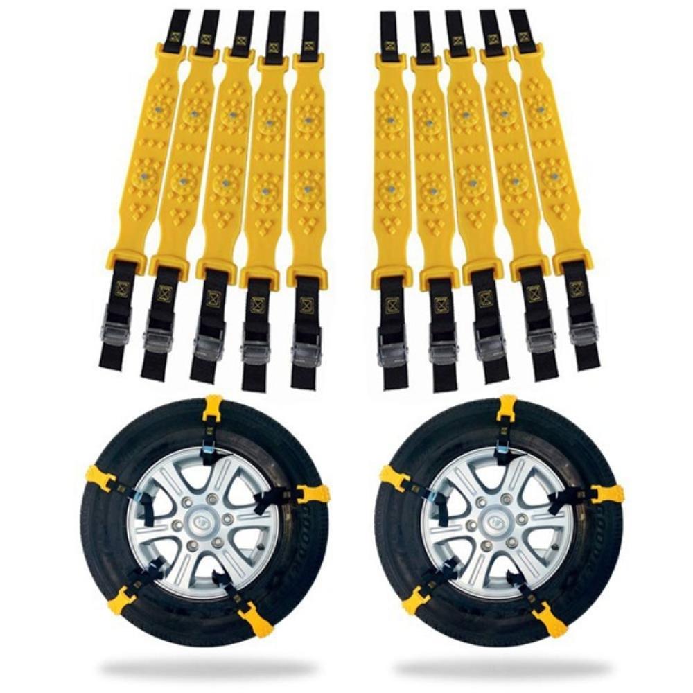 New Motorcycle Snow Chains Car Winter Wheel Chain Off Road Anti-skid Tire Chain Winter None Slip Snow Band Chains For Snow