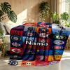 Custom Name Personalized NFL Print Blanket, Home Decor, Bedroom, Sofa, Camping, Couch, Gifts for Birthday Christmas