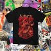 Slayer Band Vintage Printed TShirt Unisex Pure Cotton Y2K Loose Short Sleeve Thrash Metal Skull Logo Fashion Top Tshirt