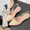 Crystal Summer Fashionable Versatile Closed-Toe Wedge Shoes