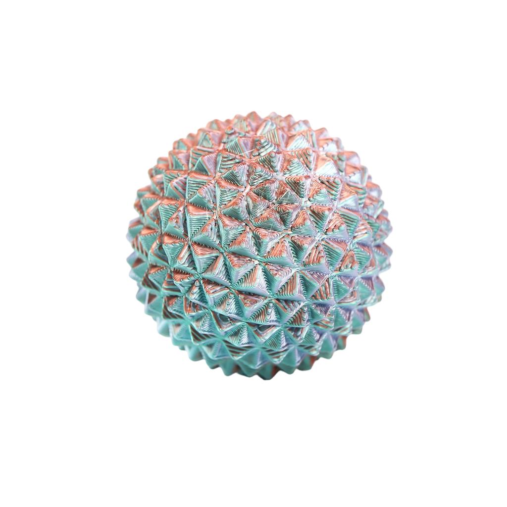 3D Printed Spiky Stress Relief Ball Fidget Toy Handheld Sensory Massage Ball for Finger Exercise and Anxiety Relief Desktop Decoration
