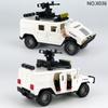X036 Peacekeepers Stand Axe Off-Road Vehicle Boys Assemble Small Particles Building Block Toys Children'S Gifts