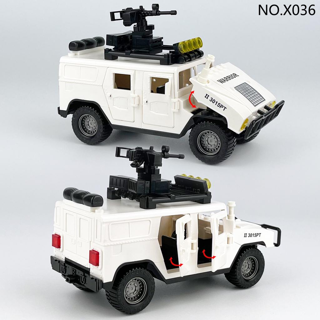 X036 Peacekeepers Stand Axe Off-Road Vehicle Boys Assemble Small Particles Building Block Toys Children'S Gifts