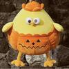 Halloween Pumpkin Chicken Plush Toy With Pp Cotton For Kids Gift