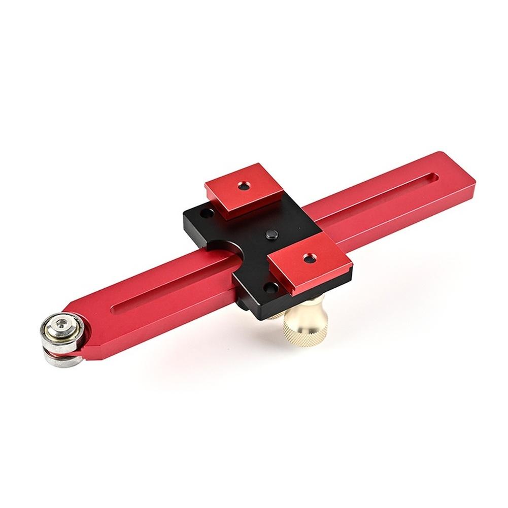 Woodworking Router Table Jig for Edge Trimming and Slotting with Aluminum Alloy Body Built for Long-Term Router Table Use