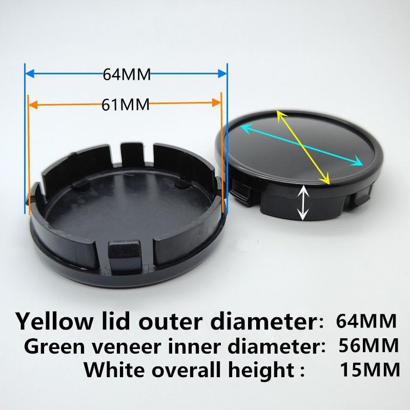 4pcs 20pcs  64mm No  Car Wheel Center Cap For Volvo XC60 XC90 V70 S60 S80 S90 V40 XC70 V50 Auto Rim Hub Cover Accessories