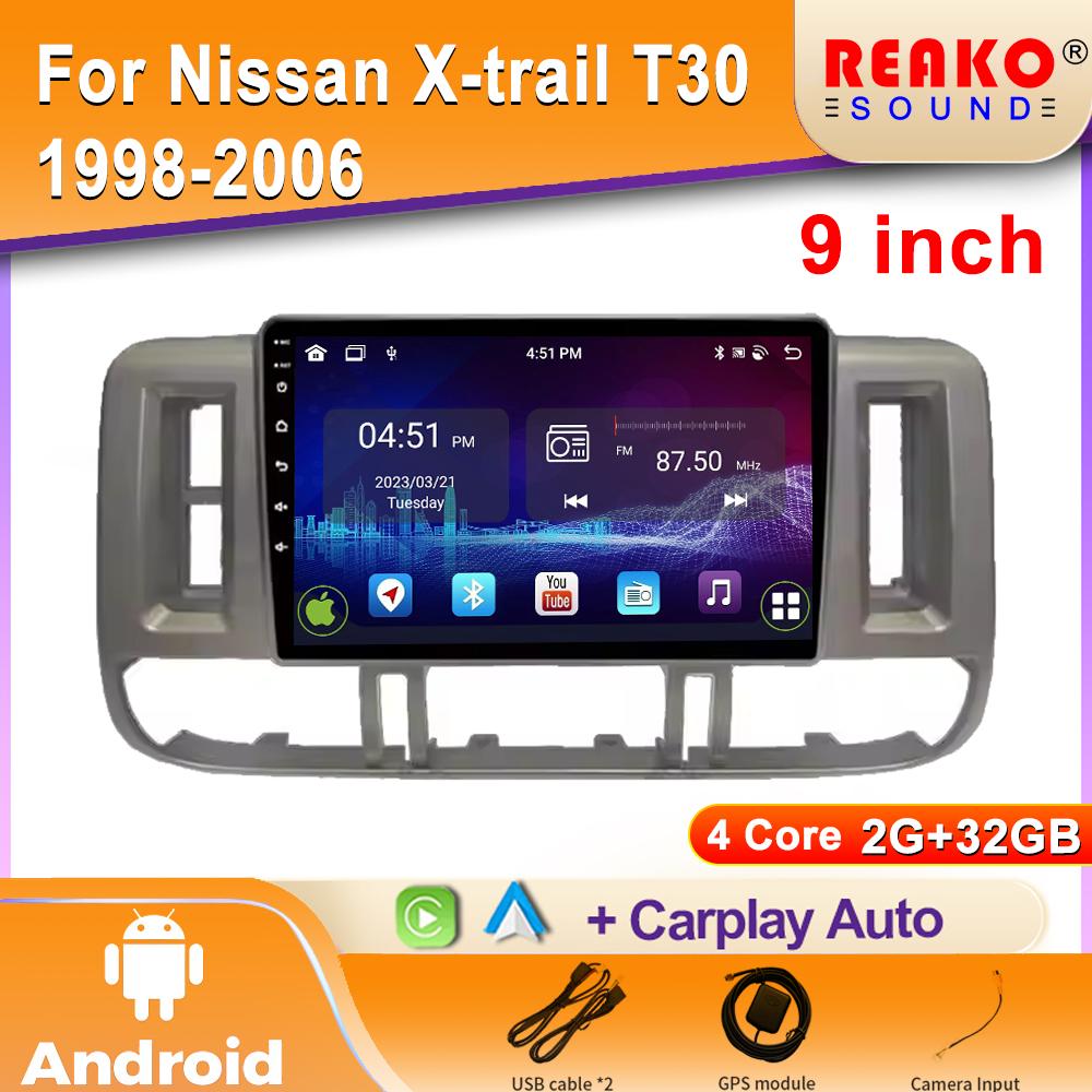 Android Car Radio For Nissan X-trail T30 1998-2006 Video Multimedia Bluetooth Player Navigation GPS Carplay Autoradio