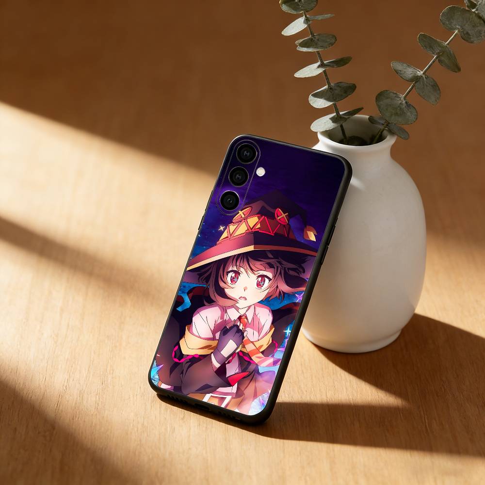 K-Kono Subarashii Sekai Ni Shukufuku Wo Phone Case For Samsung Galaxy A20,21s,22,31,32,52,53,72,73,80,91 Soft Black Shell