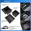 Heenvn 3Pcs For Tesla Model Y Juniper Model YL 2025 2026 ABS Car Center Console Armrest Double-layer Storage Box Organizer Cover