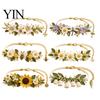 Forest Style Jewelry Crafting DIY Crochet Bracelet Kit, Flower Craft Set with Beads, Creative Hobbies for Relaxation Floral Making Kit Beginners,