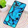 Blauer Schmetterling Handyhülle für Samsung Galaxy note 10 pro S26 Ultra S23 S24 FE S25 S21 S22 PLUS stoßfeste Hülle