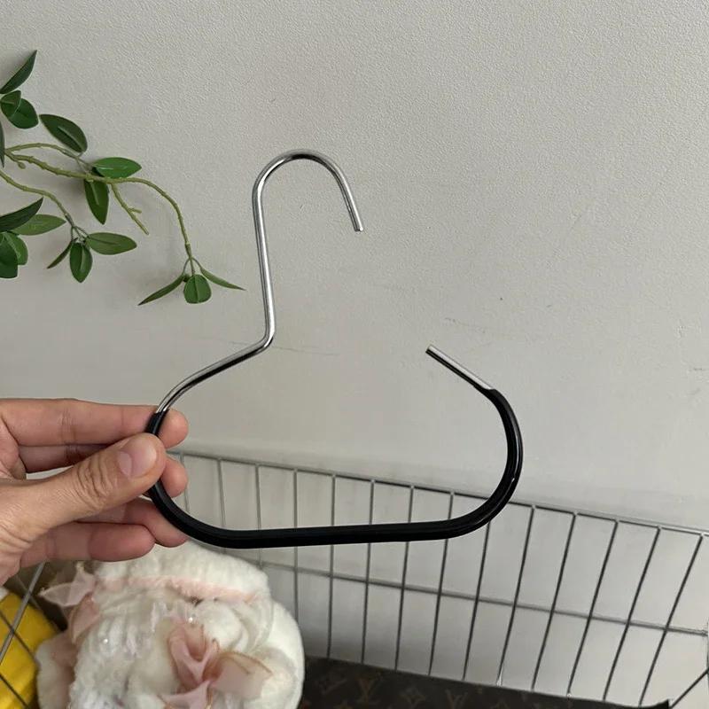 

5/10/15 Упаковка колец для шарфов, многофункциональные нескользящие крючки для подвешивания ремня, держатели аксессуаров для органайзера в шкафу для галстуков 5PCS чёрный