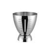 Bar Cocktail Jigger Measured Egg-Shaped Double 1-6 Oz Measuring Jiggers, Stainless Steel Tools With Scale