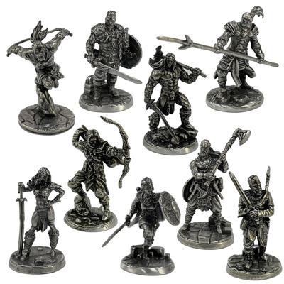 War Chess Table Game Car Ornaments Decorations Crafts Copper Undead Skeleton Soldiers Dolls Army Legion Model Figurine Miniature