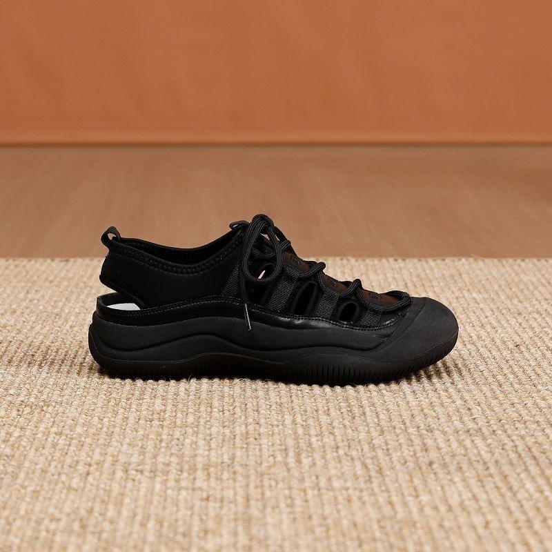 Summer Women Sport Sandals Retro Thick Soles Hollow Out Shoes Female Autumn New Breathable Comfortable Shoes Zapatillas Mujer