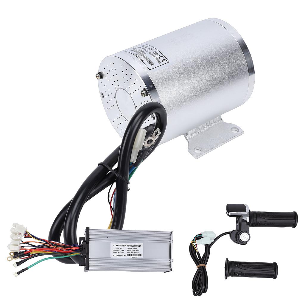 Elektrisches Bürstenloser DC-Motor-Kit 2000W Motor 4500 U/min Hochgeschwindigkeits-Controller LCD-Leistungsanzeige und Gasgriff für Go
