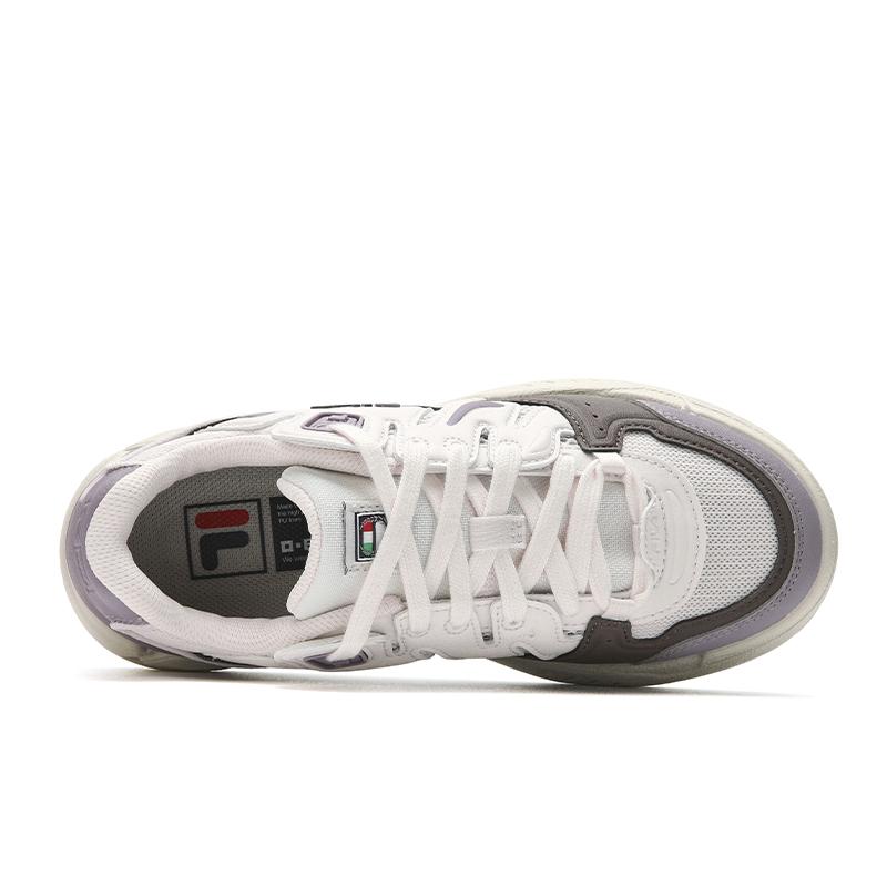 FILA COMP Skateboard Shoes Women's Low Top Parchment Paper Pink/Hawthorn Purple F12W633205FPA