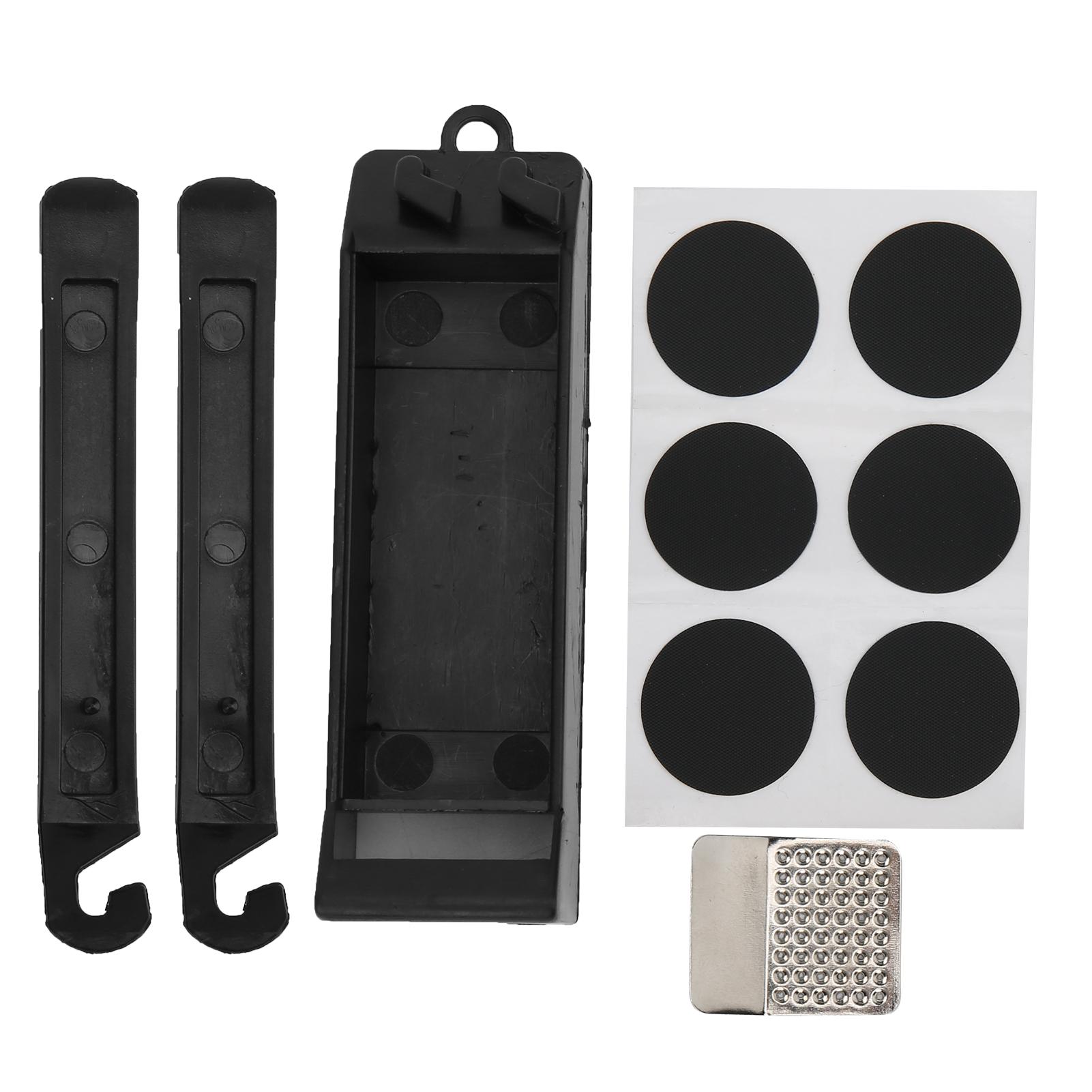 

Велосипедный бесклеевой набор для ремонта шин Заплатки для шин Рычаг для бортировки шин Металличеная рашпиль Велосипедное обслуживание