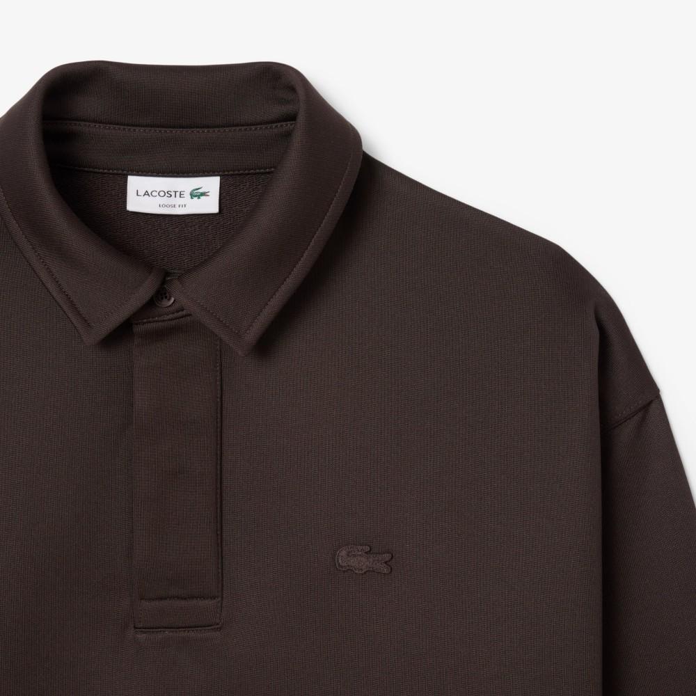 [lacoste] Men's Hidden Placket Collar Sweatshirt SH5887-55NSKB