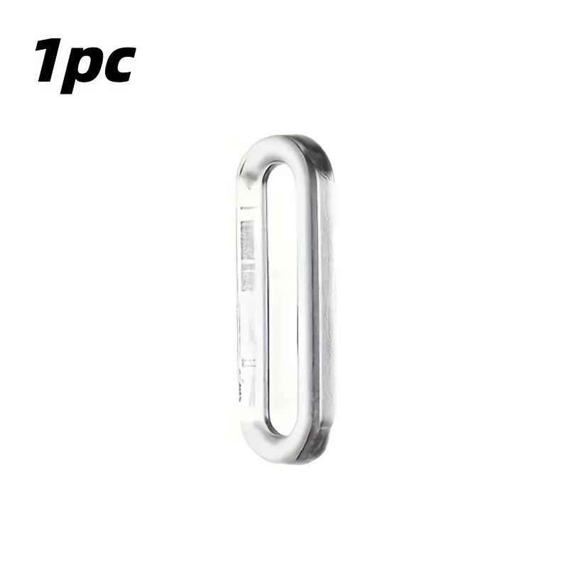 1/3/5pcs Clear Self-Adhesive Recessed Finger Pulls - Modern Minimalist Oval Sliding Door Handles, No-Drill Installation,