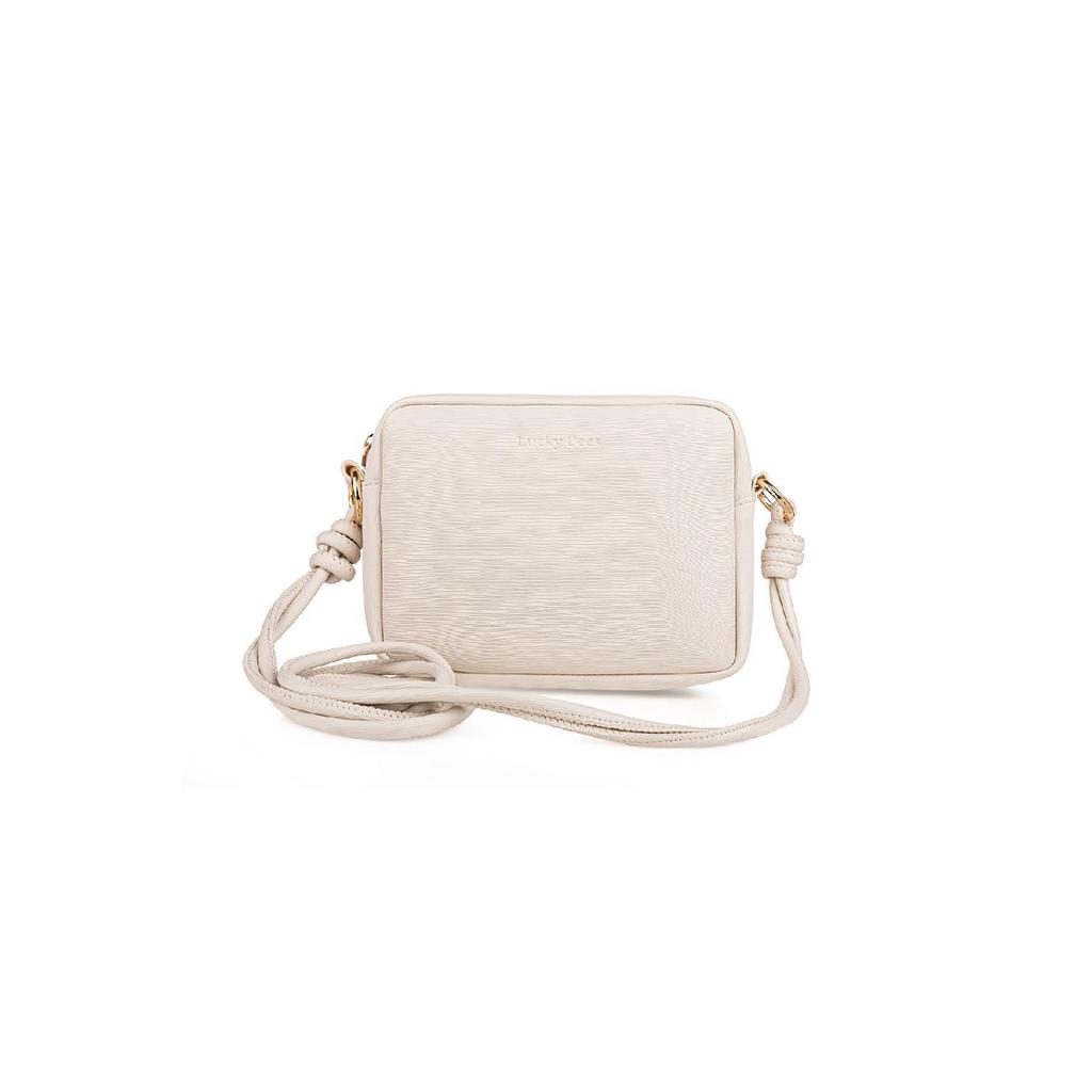 Mini-Umhängetasche für Damen mit Kreuzriemen-Reißverschluss